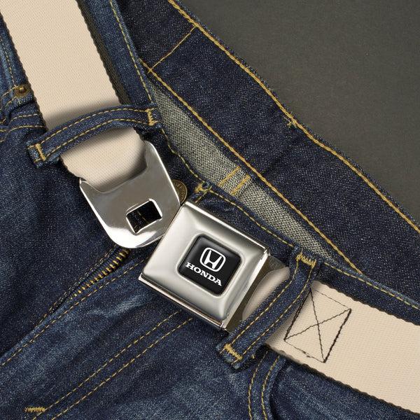 Buckle-Down Honda Seatbelt Belt - Natural Webbing