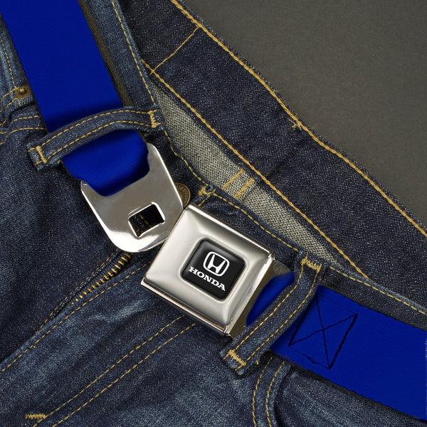Buckle-Down Honda Seatbelt Belt - Royal Webbing