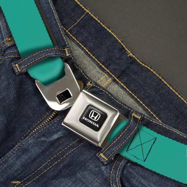 Buckle-Down Honda Seatbelt Belt - Teal Webbing