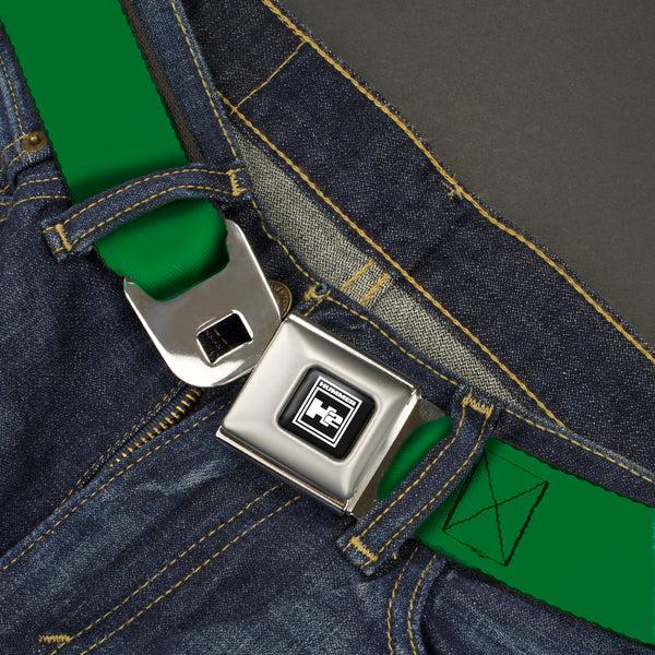 Buckle-Down Hummer H2 Seatbelt Belt - Green Webbing