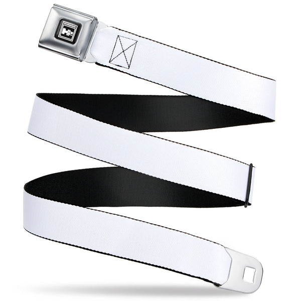 Buckle-Down Hummer H2 Seatbelt Belt - White Webbing
