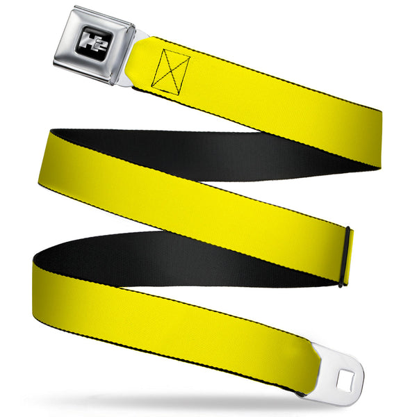 Buckle-Down Hummer H2 Seatbelt Belt - Yellow Webbing