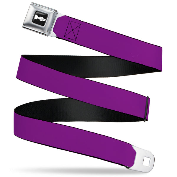 Buckle-Down Hummer H3 Seatbelt Belt - Purple Webbing