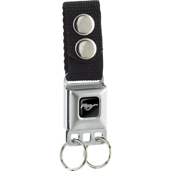 Buckle-Down Keychain - Ford Mustang - Black