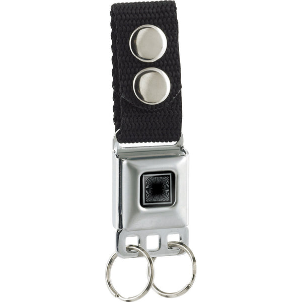 Buckle-Down Keychain - Starburst - Black