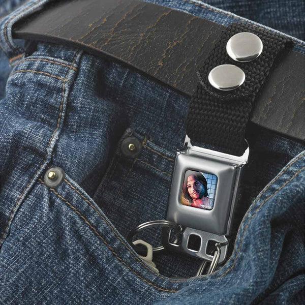 Buckle-Down Keychain - Supernatural Sam Face
