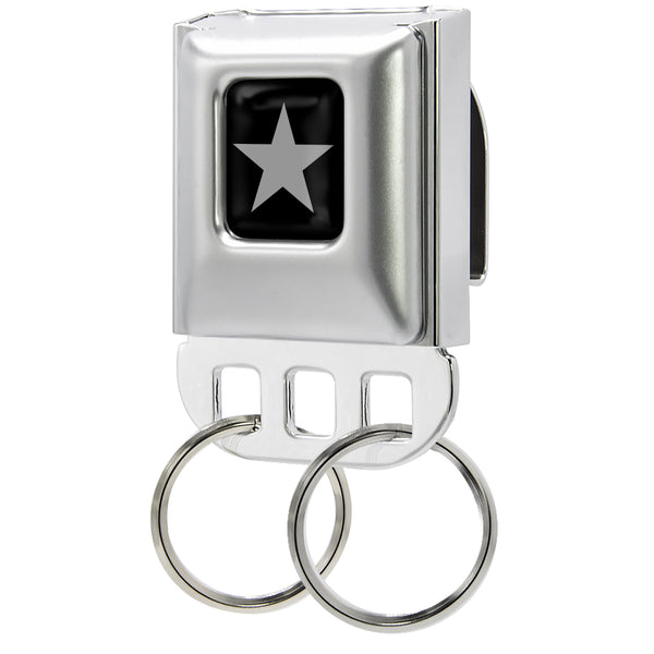 Buckle-Down Keyholder - Star Full Color Black/Gray