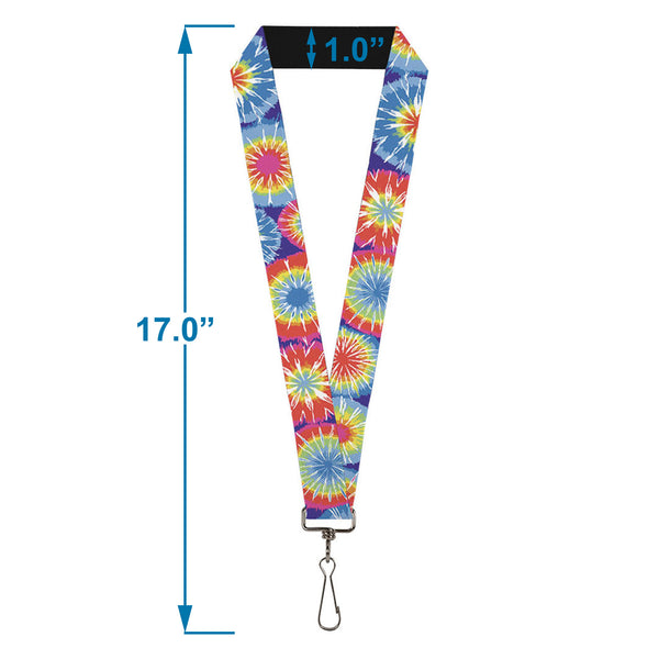 Buckle-Down Lanyard - 1.0" - 70's Tie Dye