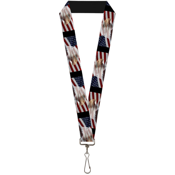 Buckle-Down Lanyard - 1.0" - American Eagle Flags