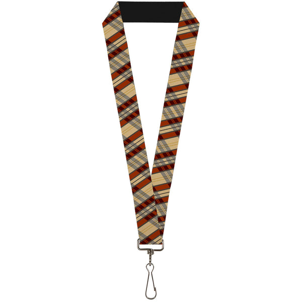 Buckle-Down Lanyard - 1.0" - Americana Plaid X