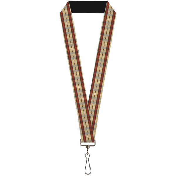 Buckle-Down Lanyard - 1.0" - Americana Plaid