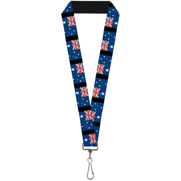 Buckle-Down Lanyard - 1.0" - Australia Flags