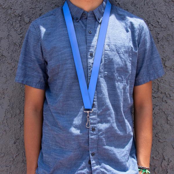 Buckle-Down Lanyard - 1.0" - Baby Blue