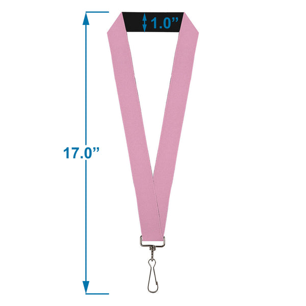 Buckle-Down Lanyard - 1.0" - Baby Pink