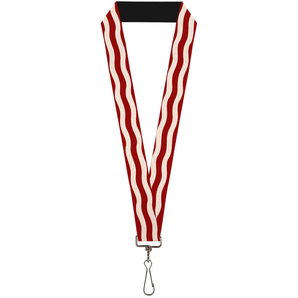 Buckle-Down Lanyard - 1.0" - Bacon Stripe