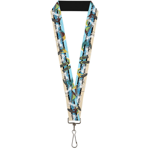 Buckle-Down Lanyard - 1.0" - Beach Scene 1