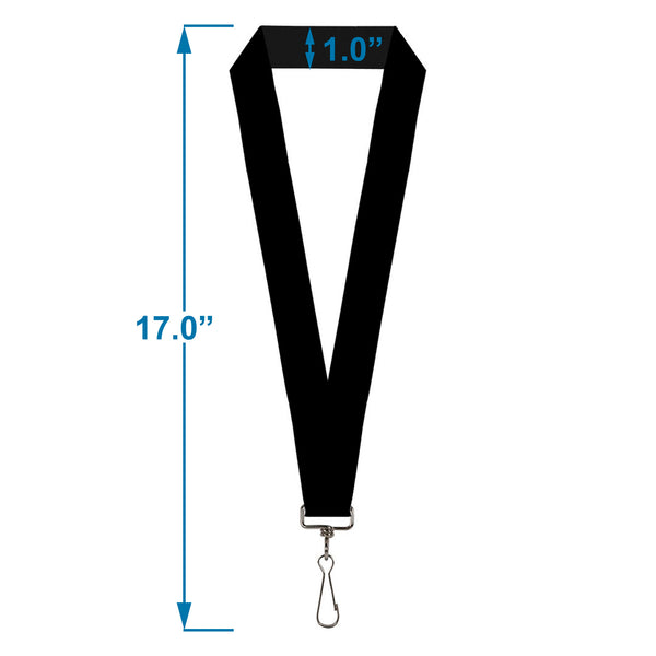 Buckle-Down Lanyard - 1.0" - Black
