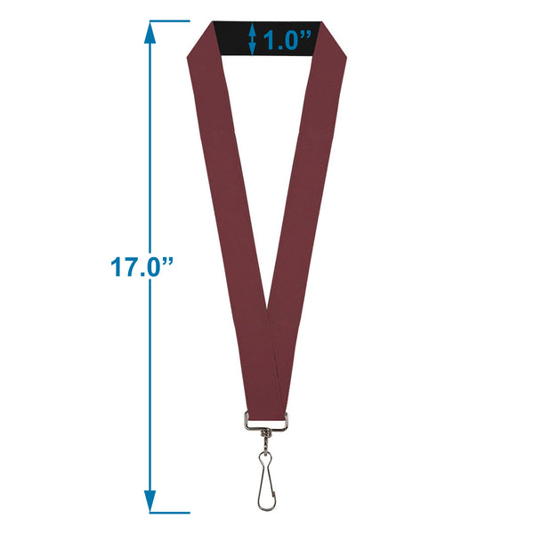Buckle-Down Lanyard - 1.0" - Burgundy
