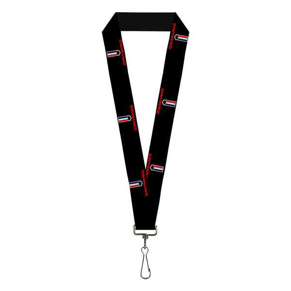 Buckle-Down Lanyard - 1.0" - CAMARO Badge Logo REPEAT
