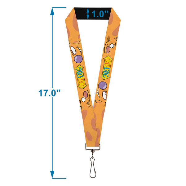 Buckle-Down Lanyard - 1.0" - CatDog Stretch CATDOG Logo