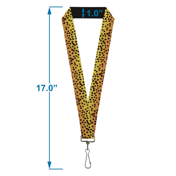 Buckle-Down Lanyard - 1.0" - Cheetah