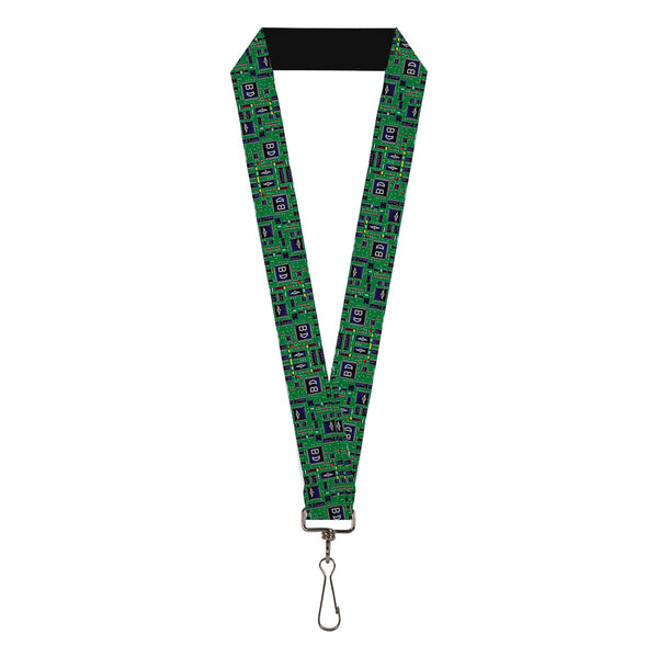 Buckle-Down Lanyard - 1.0" - Circuit Board