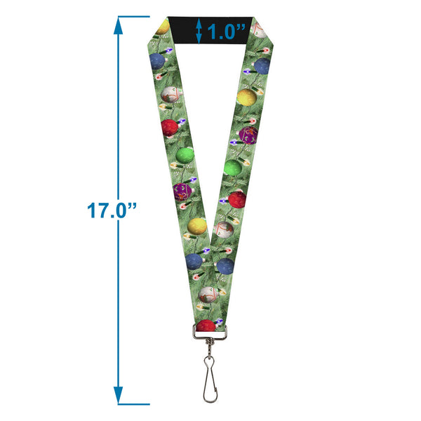 Buckle-Down Lanyard - 1.0" - Decorated Tree
