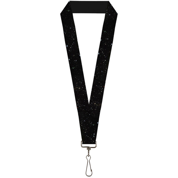 Buckle-Down Lanyard - 1.0" - Deep Space2 Black White
