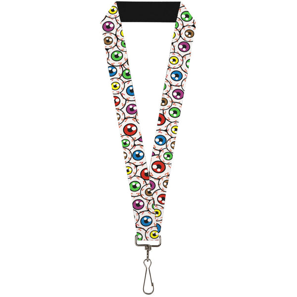 Buckle-Down Lanyard - 1.0" - Eyeballs Stacked