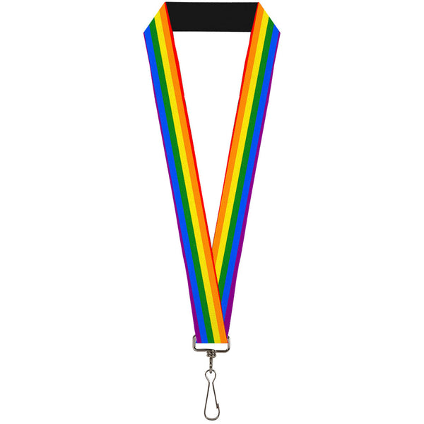 Buckle-Down Lanyard - 1.0" - Flag Pride Rainbow