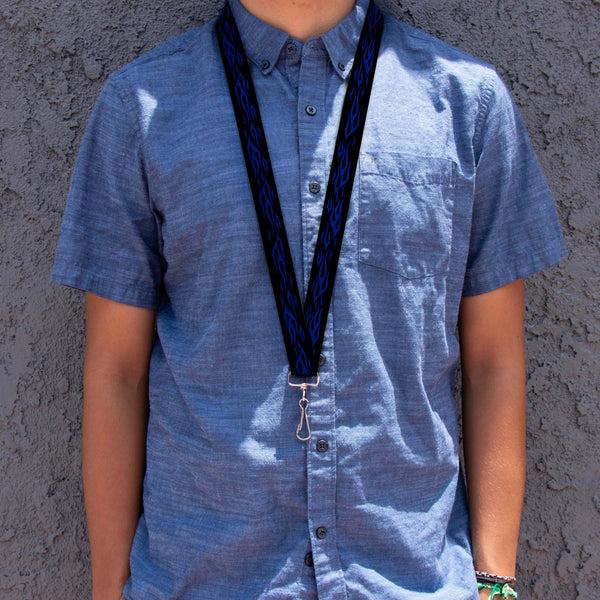Buckle-Down Lanyard - 1.0" - Flame Blue