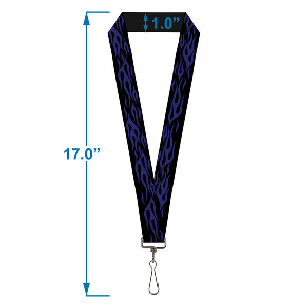 Buckle-Down Lanyard - 1.0" - Flame Blue