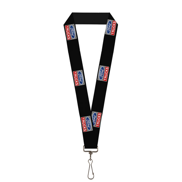 Buckle-Down Lanyard - 1.0" - Ford Trucks Logo REPEAT