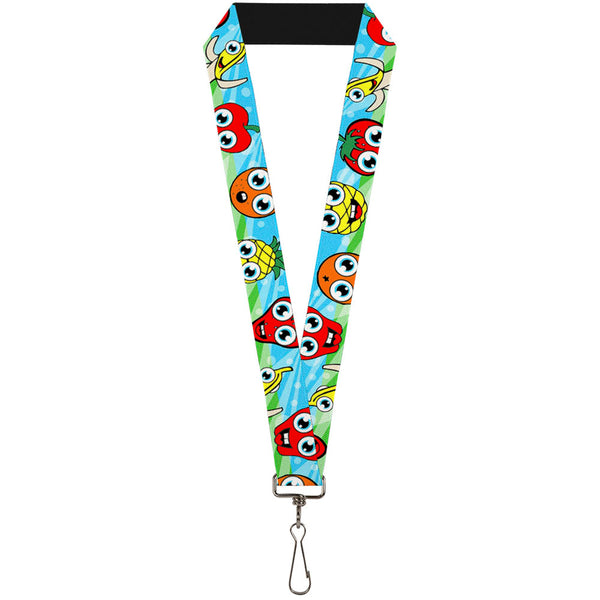 Buckle-Down Lanyard - 1.0" - Fruit Cartoon