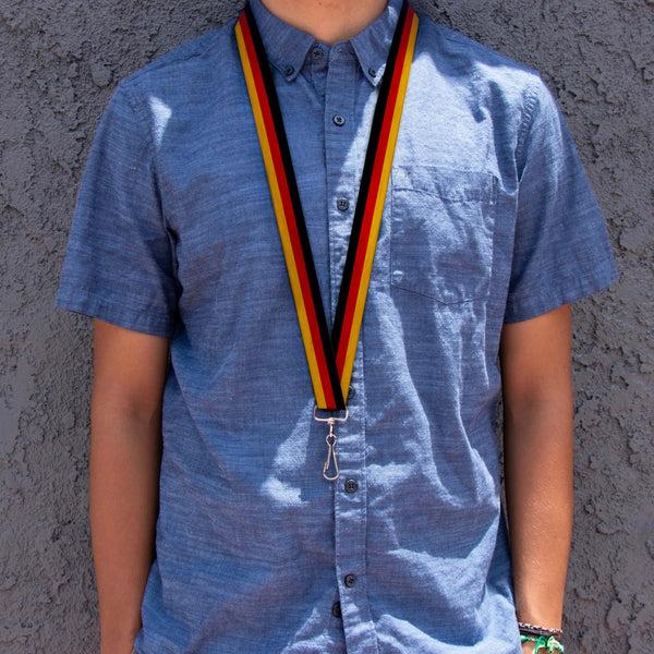 Buckle-Down Lanyard - 1.0" - Germany Flag Weathered