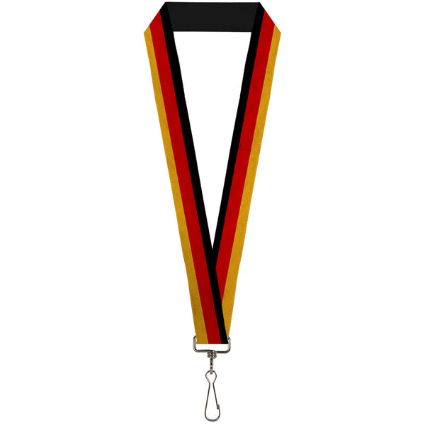 Buckle-Down Lanyard - 1.0" - Germany Flag Weathered