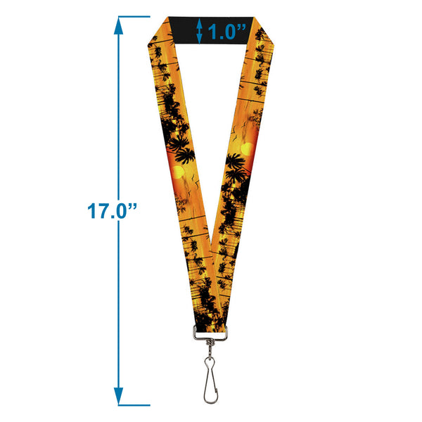 Buckle-Down Lanyard - 1.0" - Golden Sunset