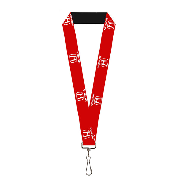 Buckle-Down Lanyard - 1.0" - Honda Logo Red White