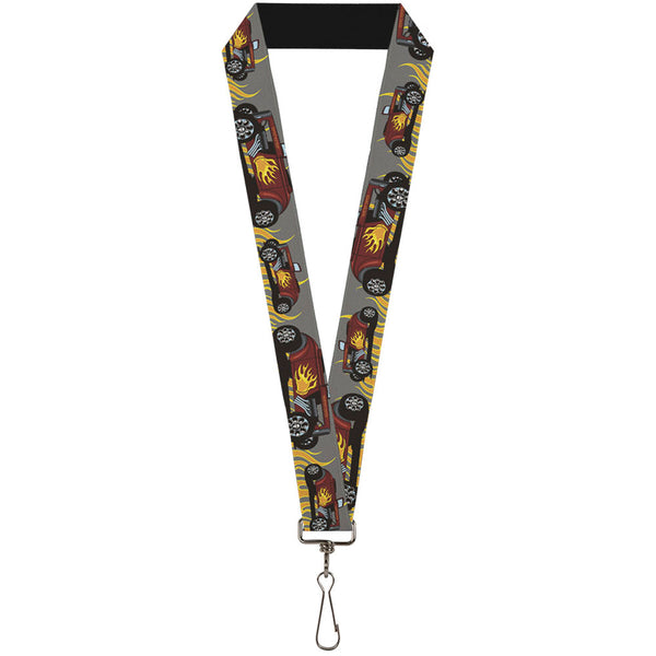 Buckle-Down Lanyard - 1.0" - Hot Rod w Flames