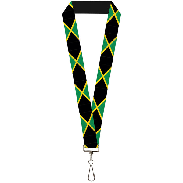 Buckle-Down Lanyard - 1.0" - Jamaica Flags