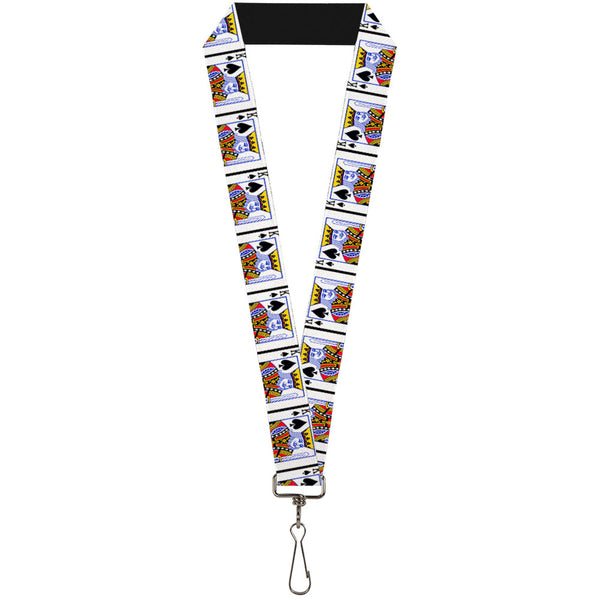 Buckle-Down Lanyard - 1.0" - King of Spades