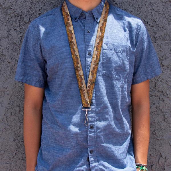 Buckle-Down Lanyard - 1.0" - Landscape Desert Cacti