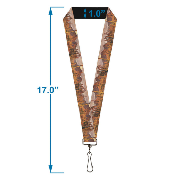 Buckle-Down Lanyard - 1.0" - Landscape Desert Cacti