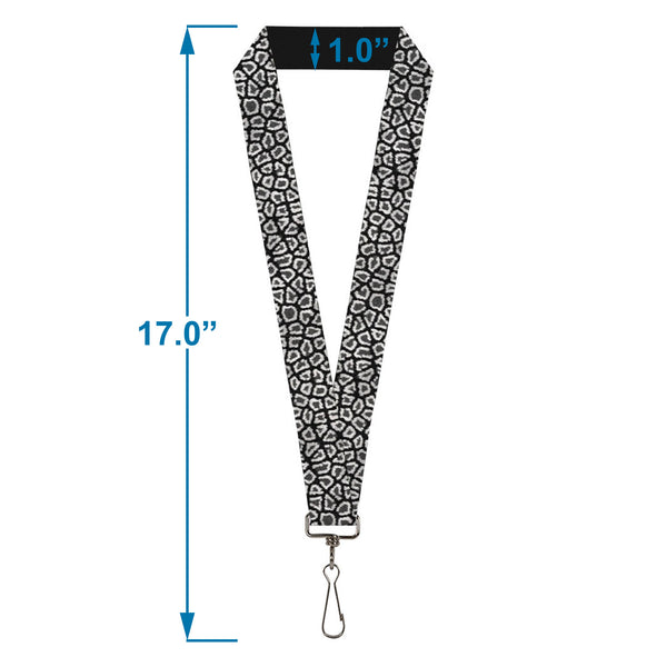 Buckle-Down Lanyard - 1.0" - Leopard Black