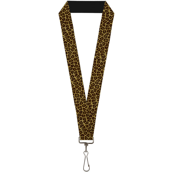 Buckle-Down Lanyard - 1.0" - Leopard Brown