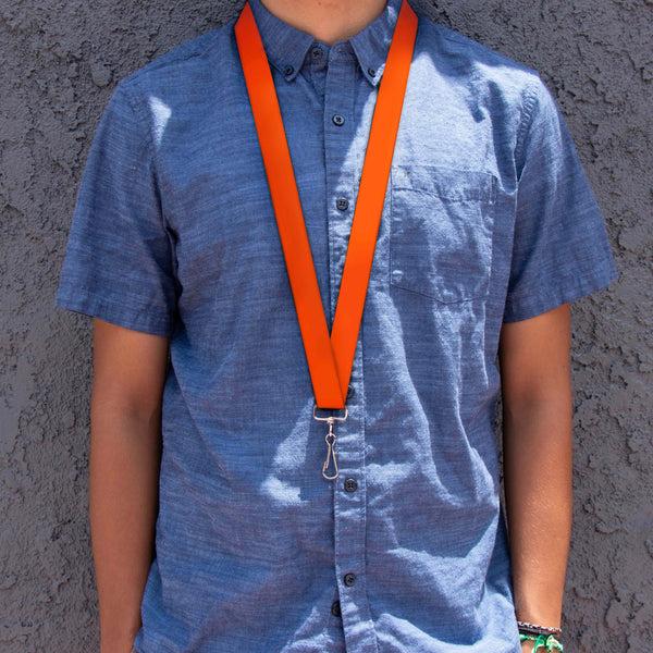 Buckle-Down Lanyard - 1.0" - Neon Orange