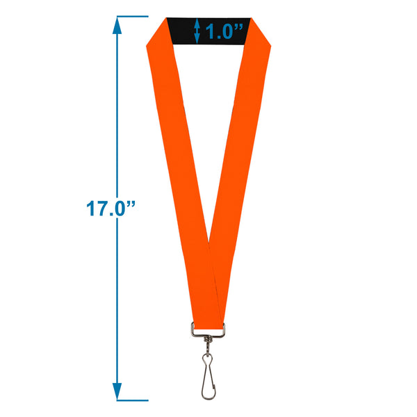 Buckle-Down Lanyard - 1.0" - Neon Orange