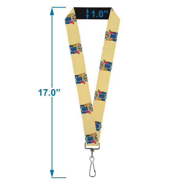 Buckle-Down Lanyard - 1.0" - New Jersey Flag