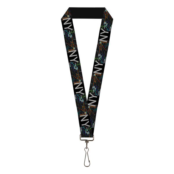 Buckle-Down Lanyard - 1.0" - New York Subway