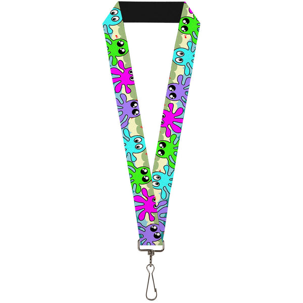 Buckle-Down Lanyard - 1.0" - Octopus Cartoon